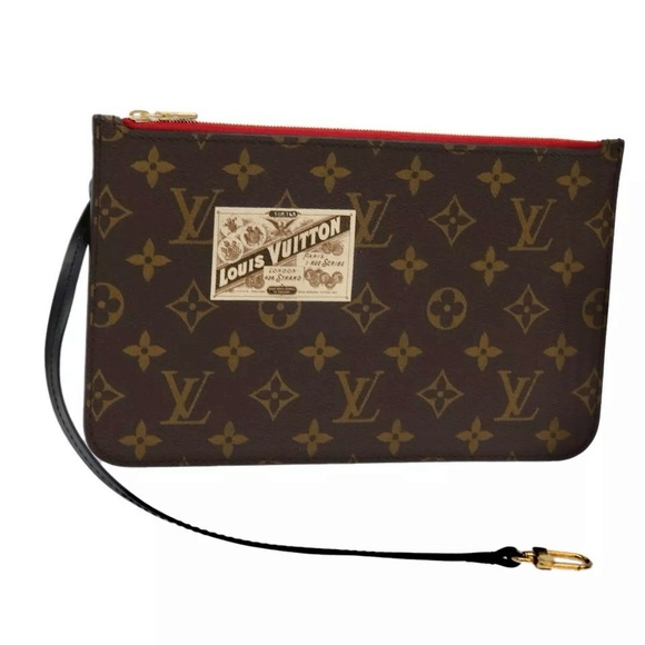Authentic Louis Vuitton Neverfull GM limited edition LV WORLD TOUR NEW pouch - Picture 1 of 10